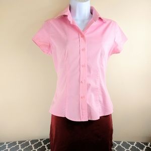 XS New York & Company Powder Pink Pastel Blouse
